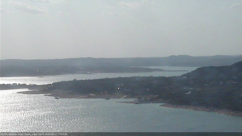 Lake Travis webcam, June 11, 2018 4:50 PM CT