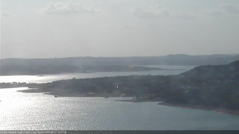 Lake Travis webcam, June 11, 2018 5:10 PM CT