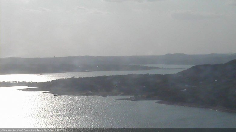 Lake Travis webcam, June 11, 2018 5:30 PM CT
