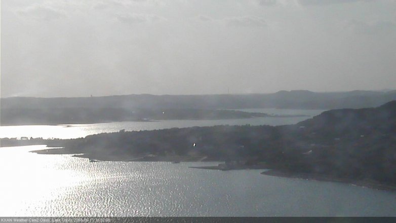 Lake Travis webcam, June 11, 2018 5:35 PM CT