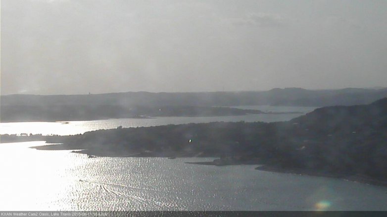 Lake Travis webcam, June 11, 2018 5:45 PM CT