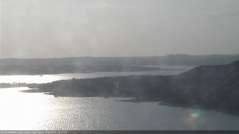 Lake Travis webcam, June 11, 2018 5:55 PM CT