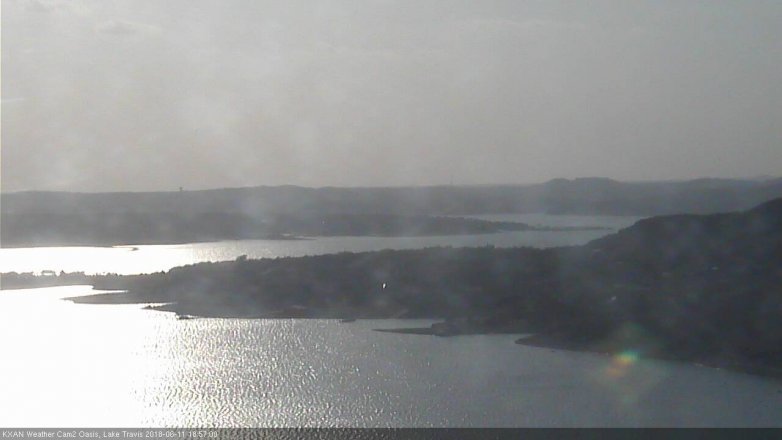 Lake Travis webcam, June 11, 2018 6:00 PM CT