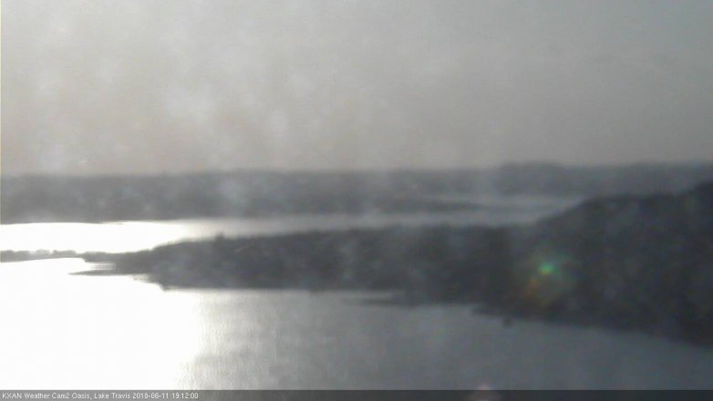 Lake Travis webcam, June 11, 2018 6:15 PM CT