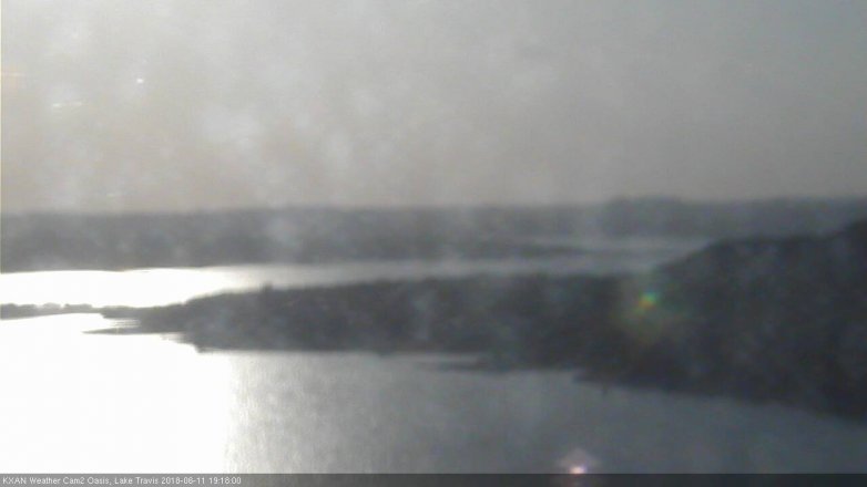 Lake Travis webcam, June 11, 2018 6:20 PM CT