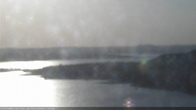 Lake Travis webcam, June 11, 2018 6:25 PM CT