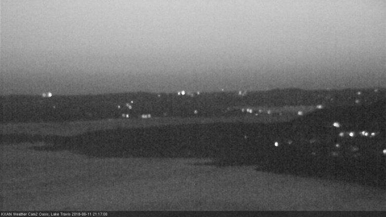 Lake Travis webcam, June 11, 2018 8:20 PM CT