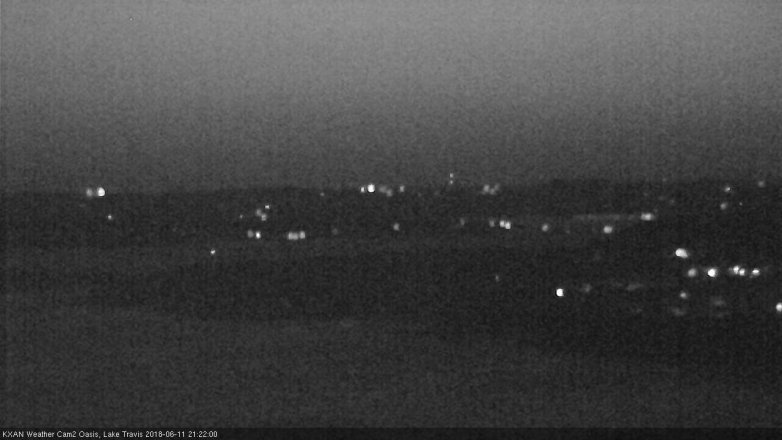 Lake Travis webcam, June 11, 2018 8:25 PM CT