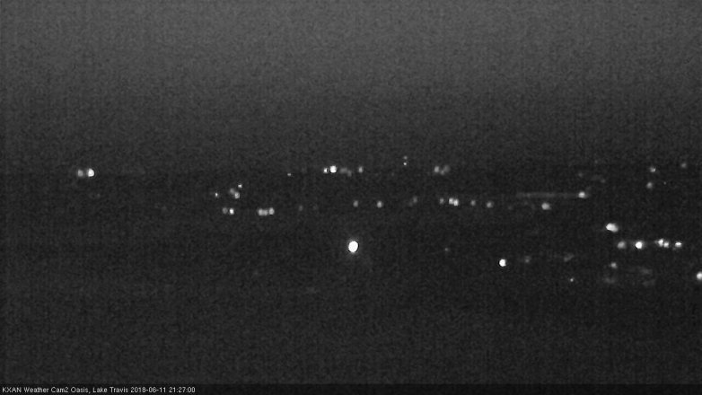 Lake Travis webcam, June 11, 2018 8:30 PM CT