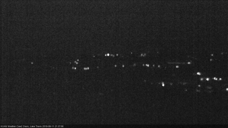 Lake Travis webcam, June 11, 2018 8:40 PM CT