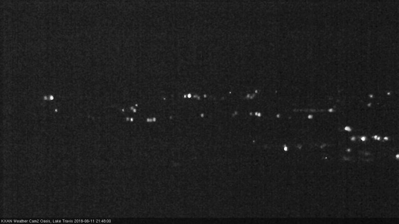 Lake Travis webcam, June 11, 2018 8:50 PM CT