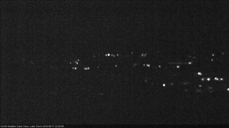 Lake Travis webcam, June 11, 2018 9:05 PM CT