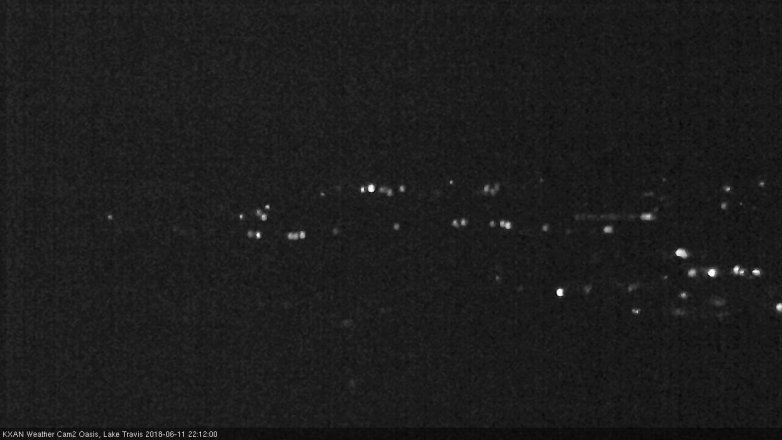 Lake Travis webcam, June 11, 2018 9:15 PM CT