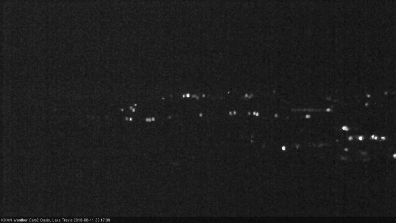 Lake Travis webcam, June 11, 2018 9:20 PM CT