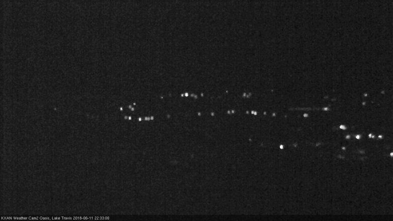 Lake Travis webcam, June 11, 2018 9:35 PM CT