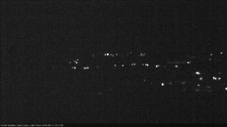 Lake Travis webcam, June 11, 2018 10:20 PM CT
