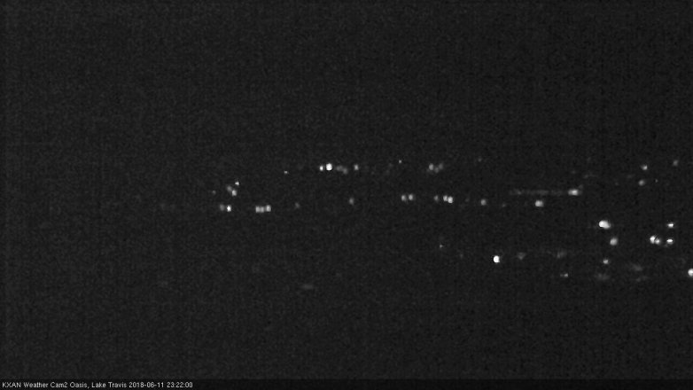 Lake Travis webcam, June 11, 2018 10:25 PM CT