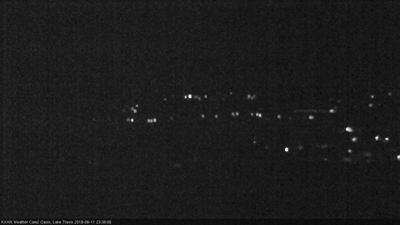 Lake Travis webcam, June 11, 2018 10:40 PM CT