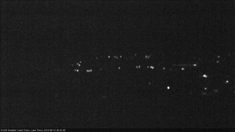 Lake Travis webcam, June 11, 2018 11:35 PM CT