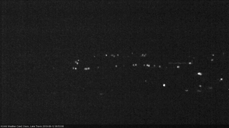 Lake Travis webcam, June 11, 2018 11:55 PM CT