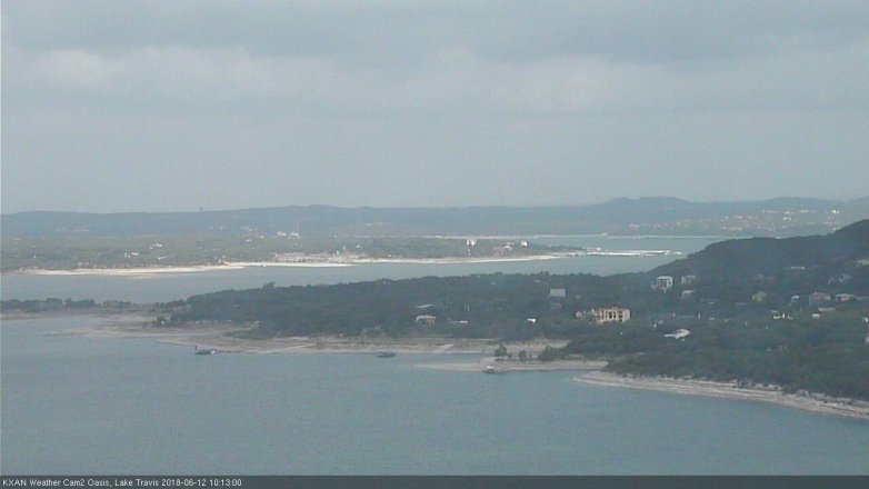 Lake Travis webcam, June 12, 2018 9:15 AM CT