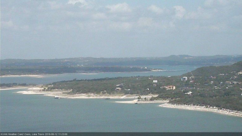 Lake Travis webcam, June 12, 2018 10:25 AM CT