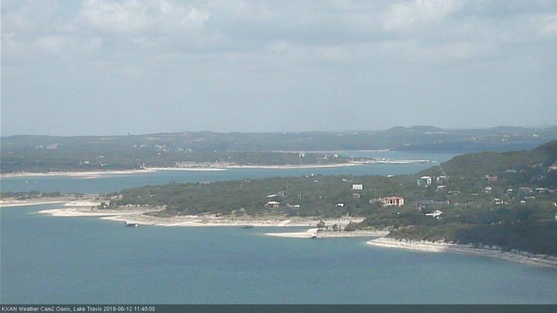 Lake Travis webcam, June 12, 2018 10:50 AM CT