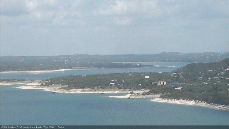 Lake Travis webcam, June 12, 2018 10:55 AM CT