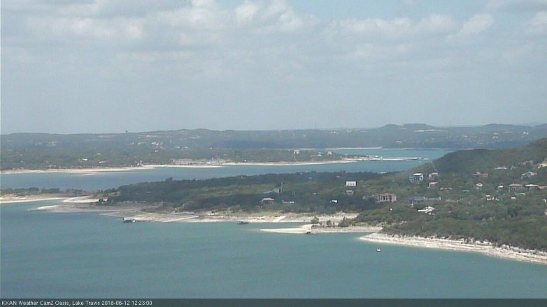 Lake Travis webcam, June 12, 2018 11:25 AM CT