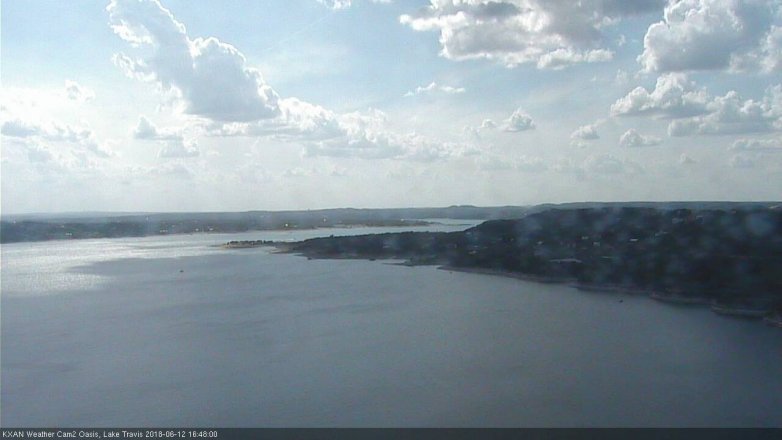 Lake Travis webcam, June 12, 2018 3:50 PM CT