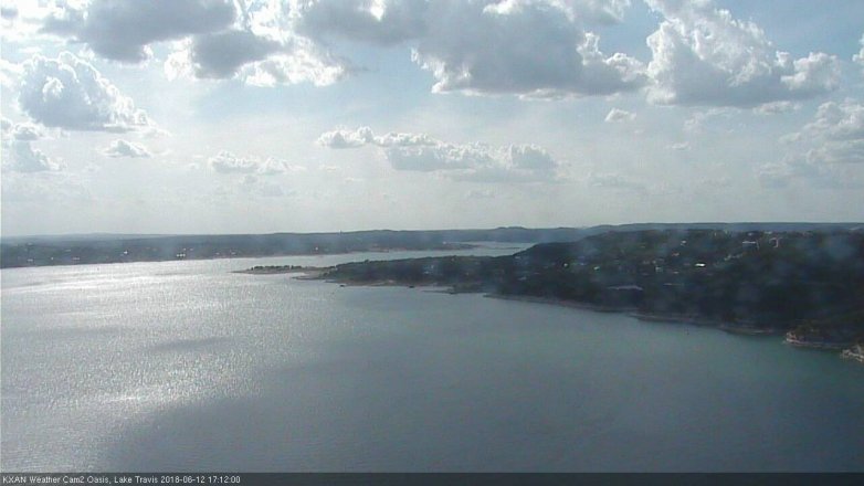 Lake Travis webcam, June 12, 2018 4:15 PM CT