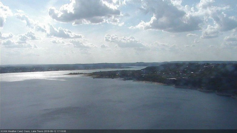 Lake Travis webcam, June 12, 2018 4:20 PM CT