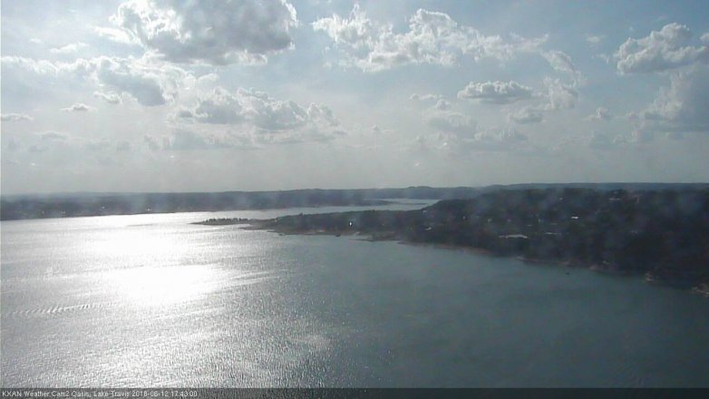 Lake Travis webcam, June 12, 2018 4:45 PM CT