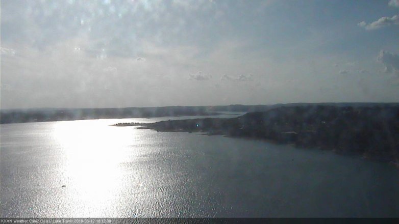 Lake Travis webcam, June 12, 2018 5:15 PM CT