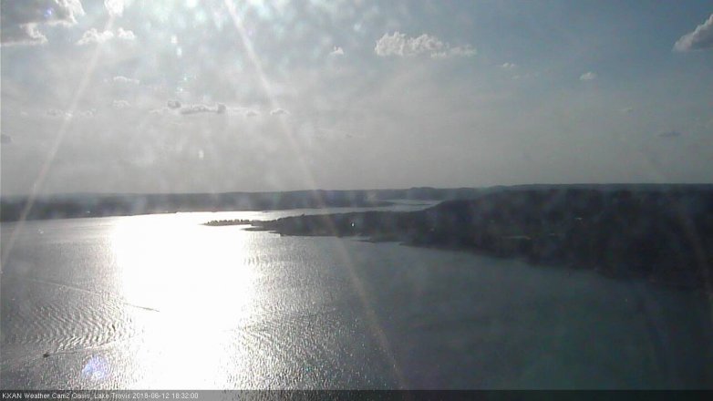 Lake Travis webcam, June 12, 2018 5:35 PM CT