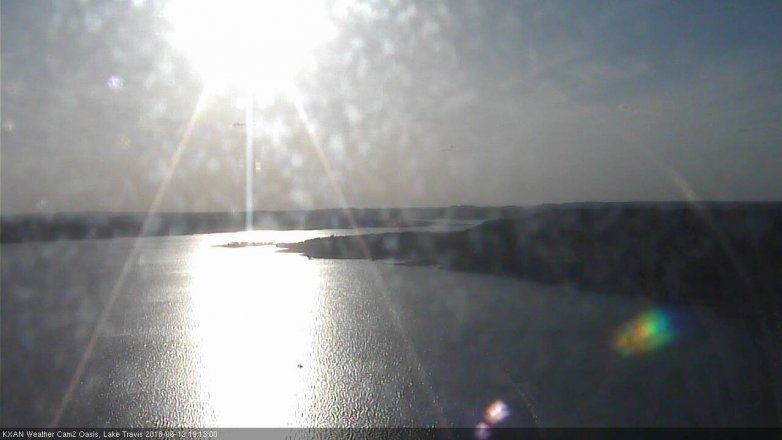 Lake Travis webcam, June 12, 2018 6:15 PM CT