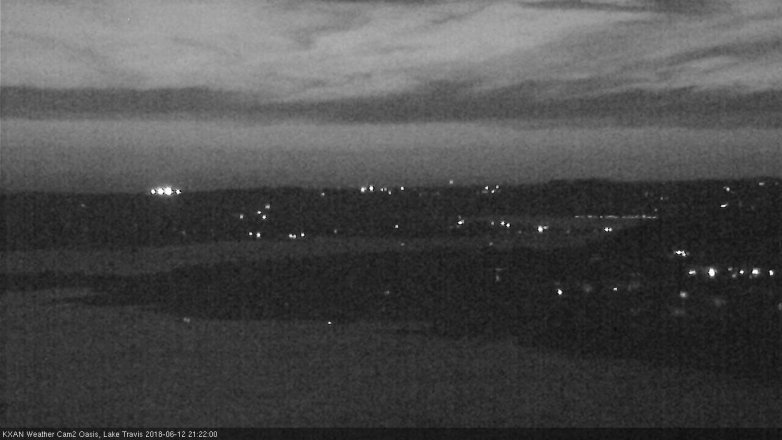 Lake Travis webcam, June 12, 2018 8:25 PM CT