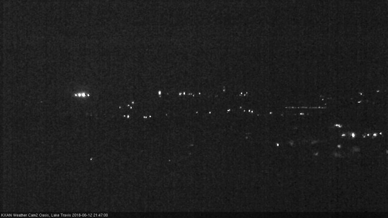 Lake Travis webcam, June 12, 2018 8:50 PM CT
