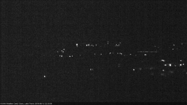 Lake Travis webcam, June 12, 2018 9:35 PM CT
