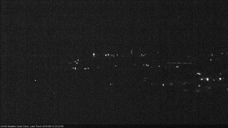 Lake Travis webcam, June 12, 2018 10:25 PM CT