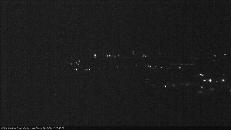 Lake Travis webcam, June 12, 2018 10:50 PM CT