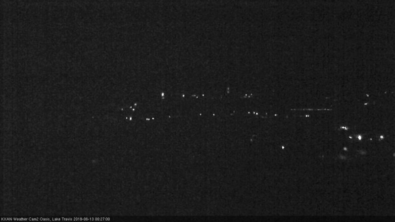Lake Travis webcam, June 12, 2018 11:30 PM CT