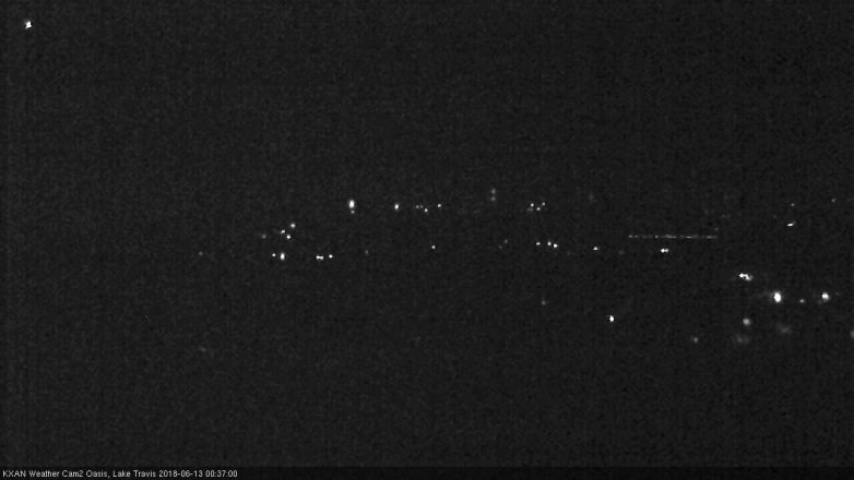 Lake Travis webcam, June 12, 2018 11:40 PM CT