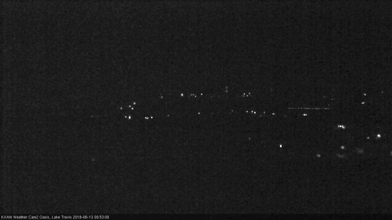 Lake Travis webcam, June 12, 2018 11:55 PM CT