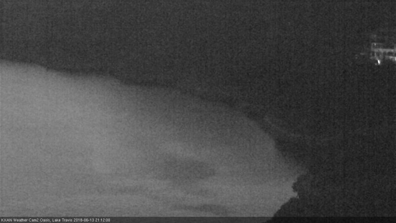 Lake Travis webcam, June 13, 2018 8:15 PM CT