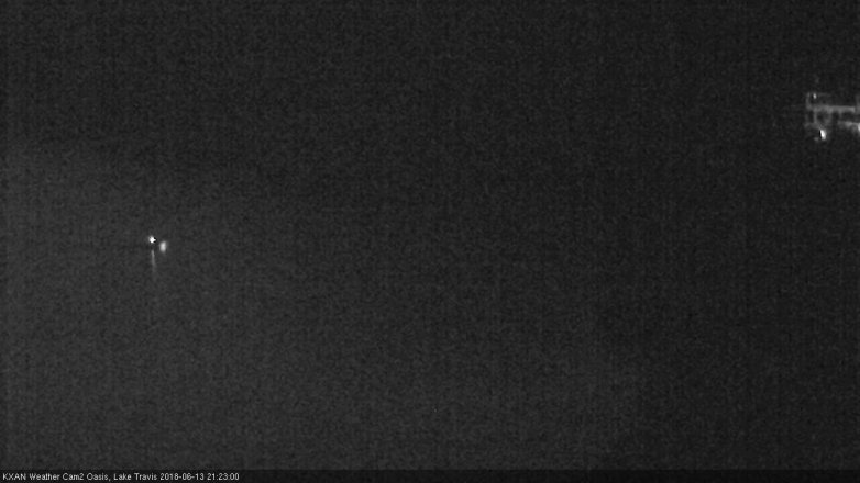 Lake Travis webcam, June 13, 2018 8:25 PM CT