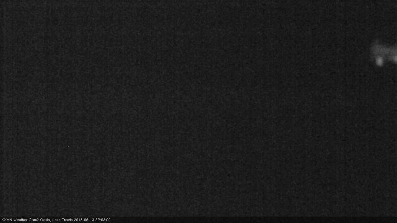 Lake Travis webcam, June 13, 2018 9:05 PM CT