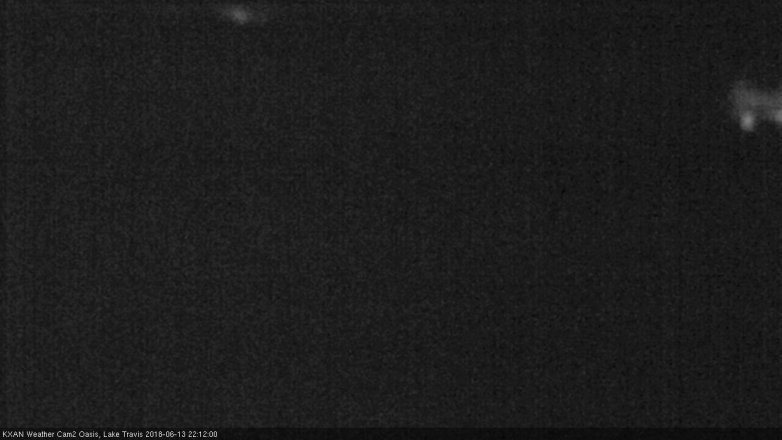 Lake Travis webcam, June 13, 2018 9:15 PM CT