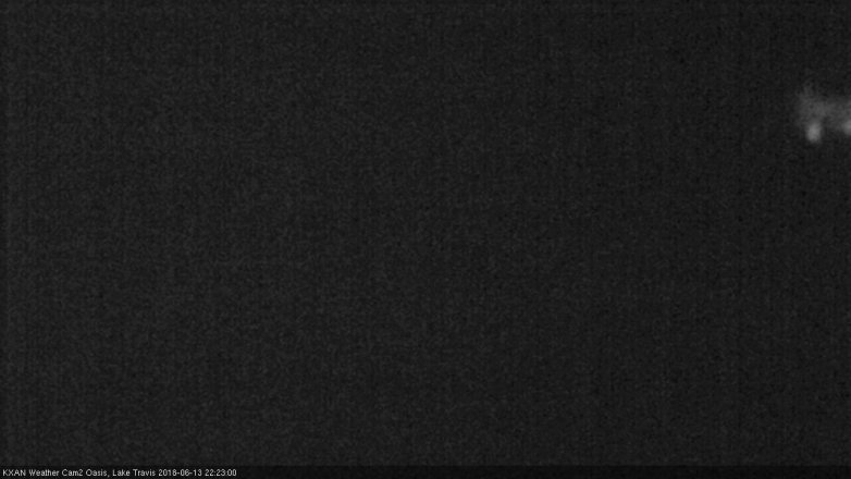 Lake Travis webcam, June 13, 2018 9:25 PM CT