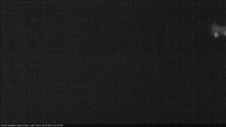 Lake Travis webcam, June 13, 2018 9:50 PM CT